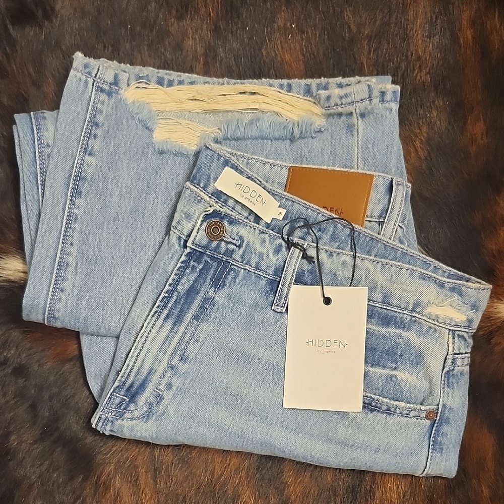 Hidden Women's Light Blue Flare Jeans